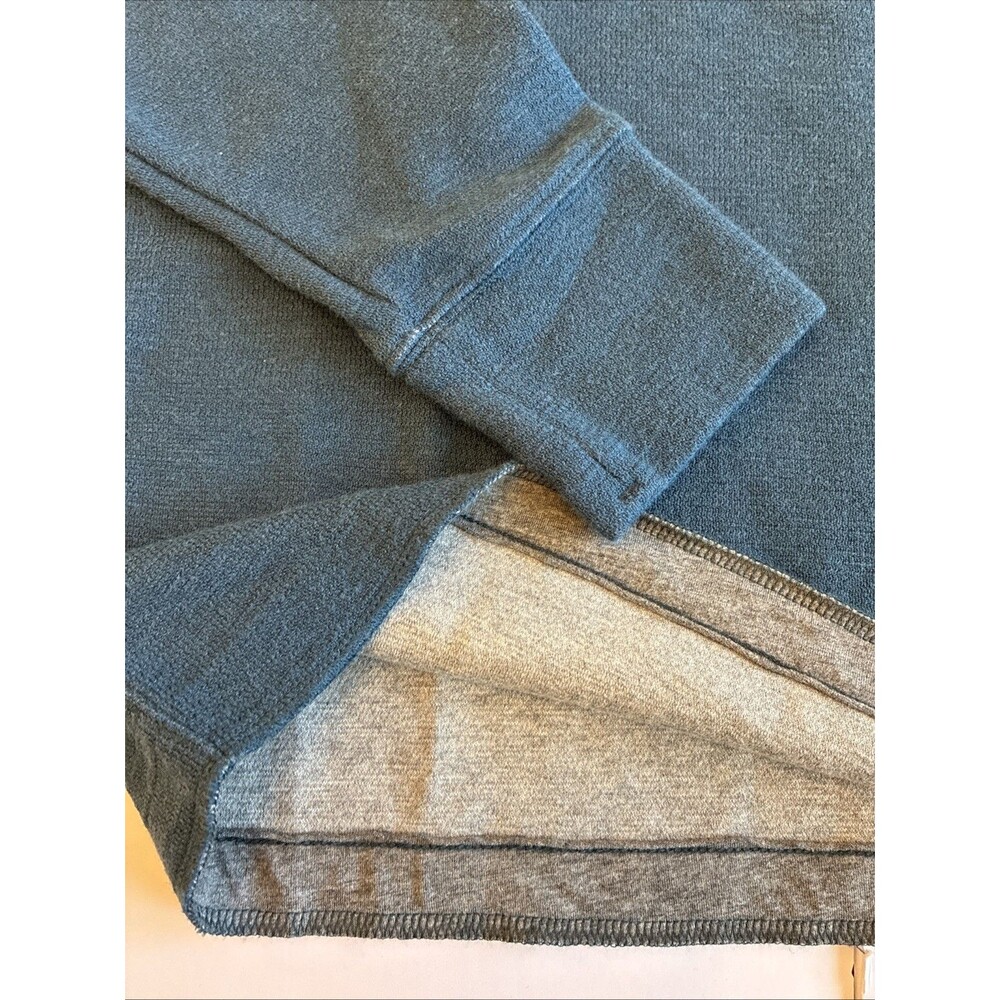 NWT Relwen Micro Waffle Crew, Exclusive, Long Sleeve, Men Size S, Blue - Picture 3 of 8